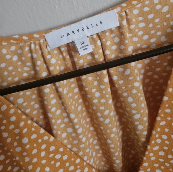 Marybelle Blouse Tank 3X High End Plus Size Brand - Picture 2 of 3